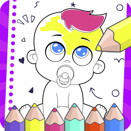 Lio Cute Babies Coloring Book icon
